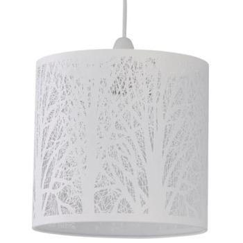 Nature’s Whisper – White Cut-Out Pendant Fixture