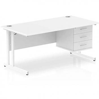 Impulse Bench 1600 x 800mm Straight Office Desk