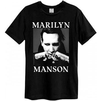 Amplified Fists T-shirt voor Mannen Marilyn Manson XS Zwart
