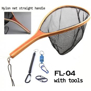 Caoutchouc Clear MaxCatch – Filet Truite, Cadre Boisé, Attraper & Libérer