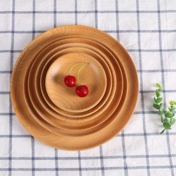 Round Wooden Platter