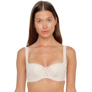 Bügelloser Dirndl‑BH SUSA Wiesn Zauber – Beige Spitzen‑Softcups