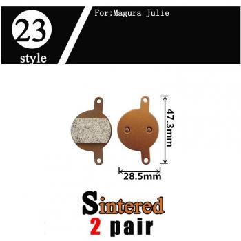 2 Pair Bicycle Brake Pads for Magura Julie MTB