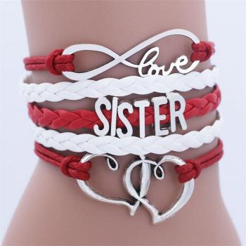 Pulsera Charm de Cadena con Corazón Doble para Niñas