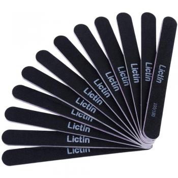 Lictin 16 Professional Nail Files Double Sided Emery Board