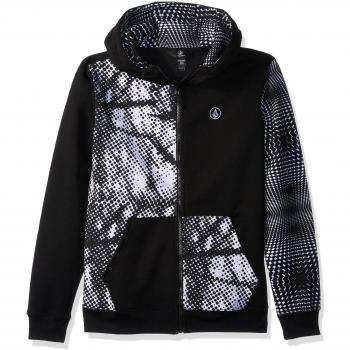 Grohman XS Schwarz-Weiß Fleece‑Top