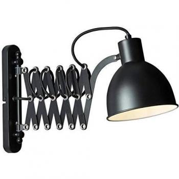 Brilliant Wandleuchte »Sandra 2«, 1 flammig, Leuchtmittel E14 ohne Leuchtmittel, Wandlampe schwarz matt
