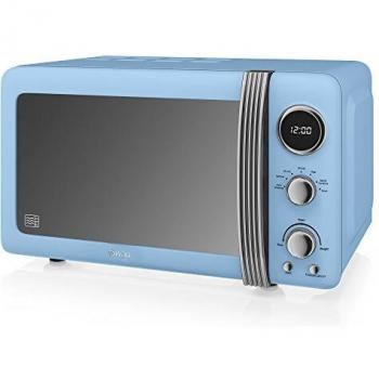 Swan Retro Digital Microwave 20 L Blue