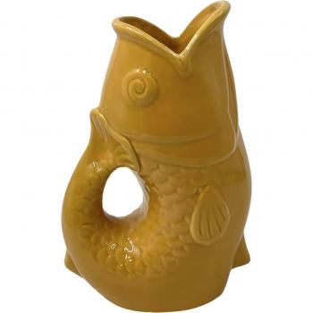 Poisson Jaune Safran, Pichet en céramique