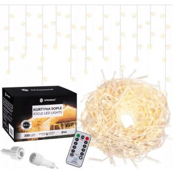 Bianchi 300LED Tenda Luminosa