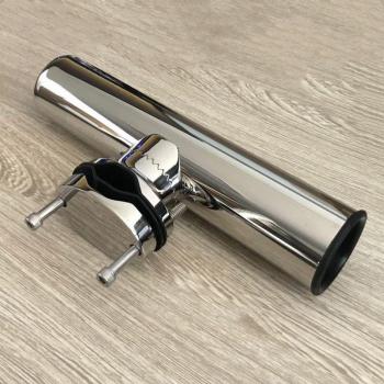 316 Edelstahl Rohrstütze mit elliptischer Basis
