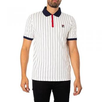 Fila Vintage Classic Striped Polo Shirt