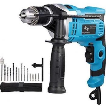 Tilswall 850W Schlagbohrmaschine mit stabilem Bohrfutter