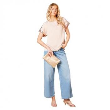Blush Spark Sequin Blouse