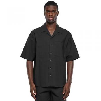 Camicia Seersucker Nera per Uomo Urban Classics
