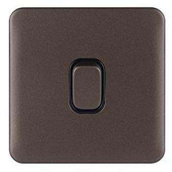 Schneider LSD 10AX Single-Contact 2-Way Switch in Mocha Bronze (Model GGBL1012BMB)