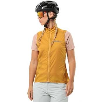 Jack Wolfskin Damen Funktionsweste GRAVEX WIND VEST XXL curry