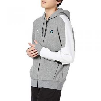 Sweatshirt Giacca Puma BMW M Grigio Mélange