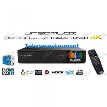Dreambox DM900 UHD 4K 2xDVB-S2/1xDVB-C/T