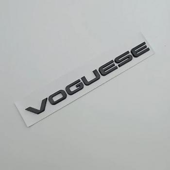 Badge Cromo Negro para Range Rover Vogue SE