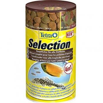 Tetra Selection Main Food Mix 4 Varieties for Ornamental Fish 2 x 250 ml