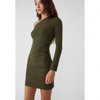 Stradivarius S-Größe Grünes Kleid