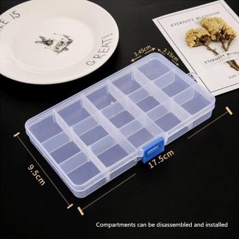 DIY Bead Organizer with Transparent Grids