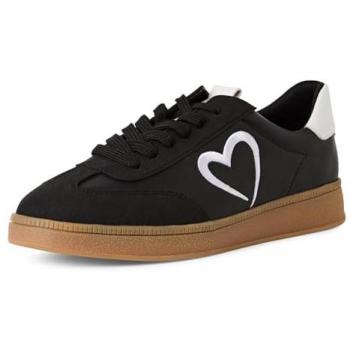 Marco Tozzis Sneaker Nero e Bianco