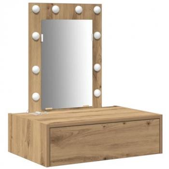Tocador de Belleza Marrón 60 x 40 x 70 cm Madera Contrachapada