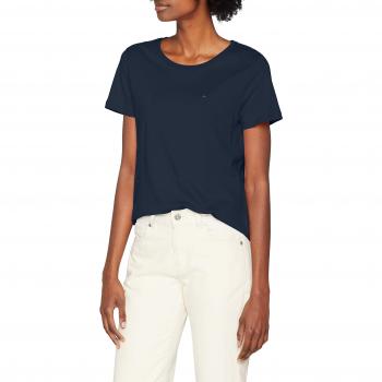 Camiseta Tommy Jeans Mujer SOFT JERSEY Azul (Black Iris 002)