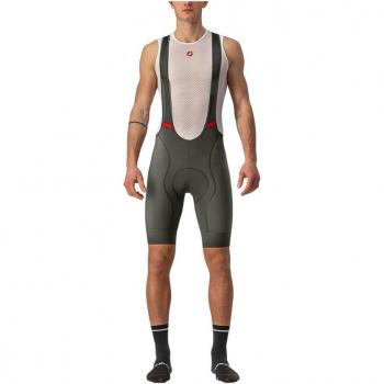 Cuissard Castelli Competizione Vert-Rouge M