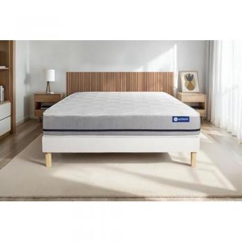 Riviera Sleep 120x195: Pack Somier Multiláminas y Colchón Actilatex