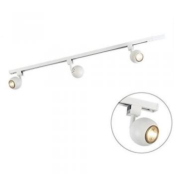 White 3‑Spot Track Lighting by Iconic Gissi