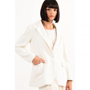 Veste de costume à manches longues avec col