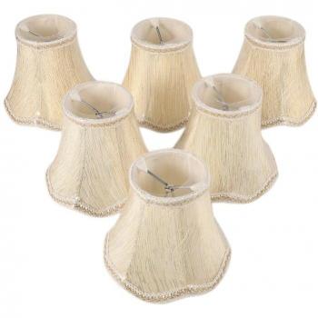 Pack de 6 abat-jour clipsables pour lustre