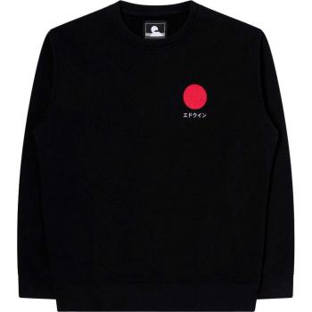 Edwin Japanese Sun Crew Sweatshirt, Black, Size XL