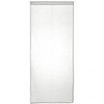 Lot de deux voilages blanc 60x120 cm