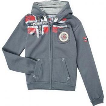 Geographical Norway Youth Sweatshirt in Grey