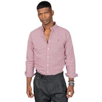 Camisa de Hombre Vichy Roja