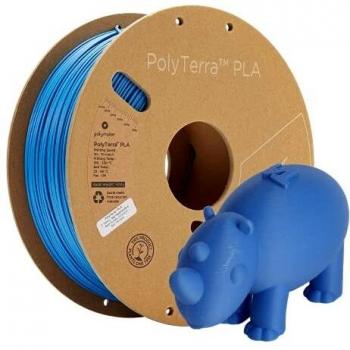 70828 PolyTerra pla Filament pla faible teneur en plastique 1.75 mm 1000 g bleu saphir 1 pc(s) S126632