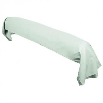 Alto Coton – Taie de traversin uni 230×43 cm, vert damandier