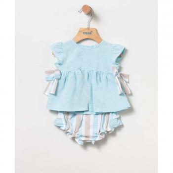Coco Acqua Set de Ropa para Bebé Niña Azul