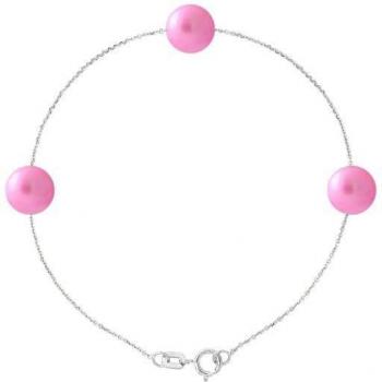 Bracelet PERLINEA – 3 Perles d'Acqua Dolce 7‑8 mm, Argento 925, 18 cm