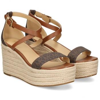 Michael Kors Brown Espadrille Wedges for Women (UK 4)