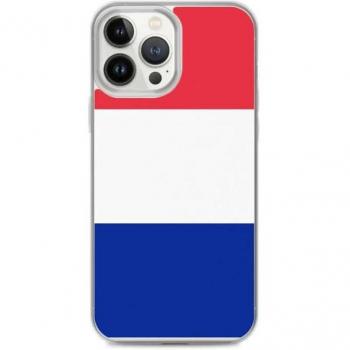 Flexible French Flag iPhone 13 Pro Max Case – Vibrant Colors, Vertical Fit