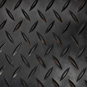 Candela PVC Suelo Protector: Estrías Negras, 1 mm de Espesor – 140×300 cm