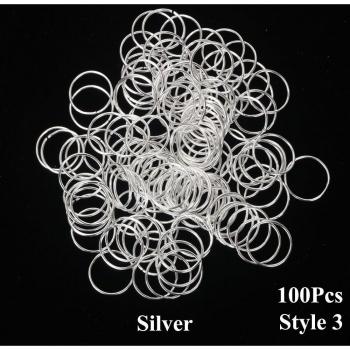 100Pcs Hair Rings for Braids