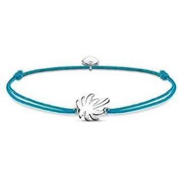 Thomas Sabo LS112-173-17-L20V: Little Secret Palme in 925 Silber, Türkis‑Nylon
