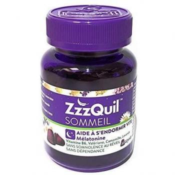 ZzzQuil Sommeil Mélatonine 30 Gommes à mâcher