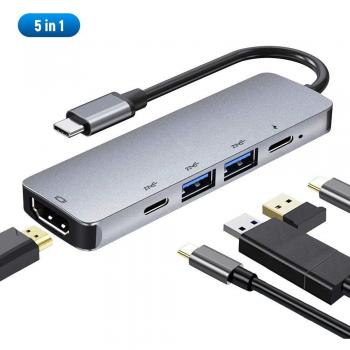 8-in-1 USB-C Hub with Ethernet and HDMI